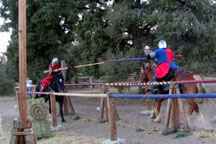 James, Phil jousting